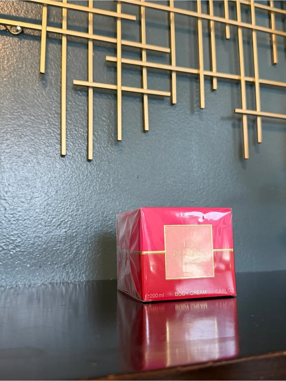 Carolina Herrera La Bomba Cosmetic Box in Bright Pink and Coral Accents